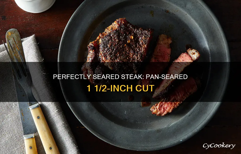 how to pan sear a 1 2 inch steak