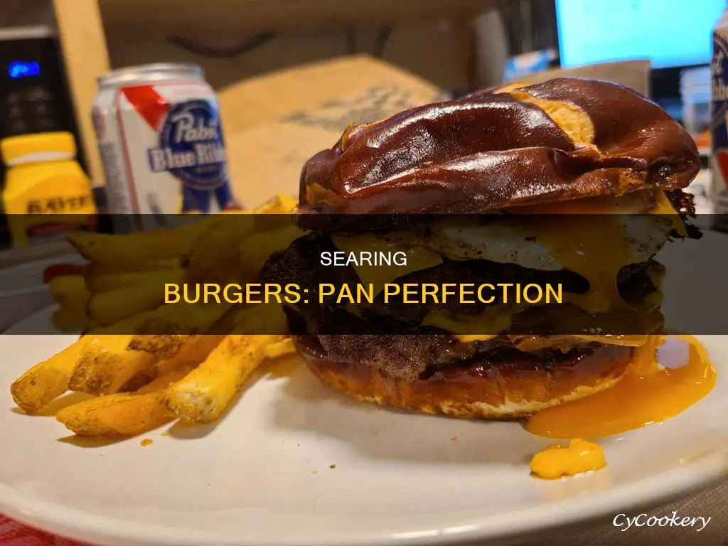 how to pan sear a burger