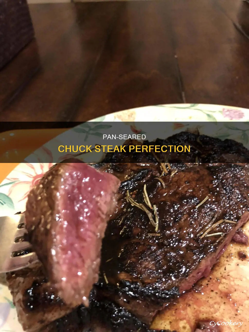 how to pan sear a chuck steak