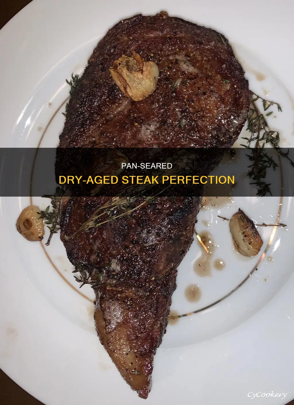 how to pan sear a dry aged steak