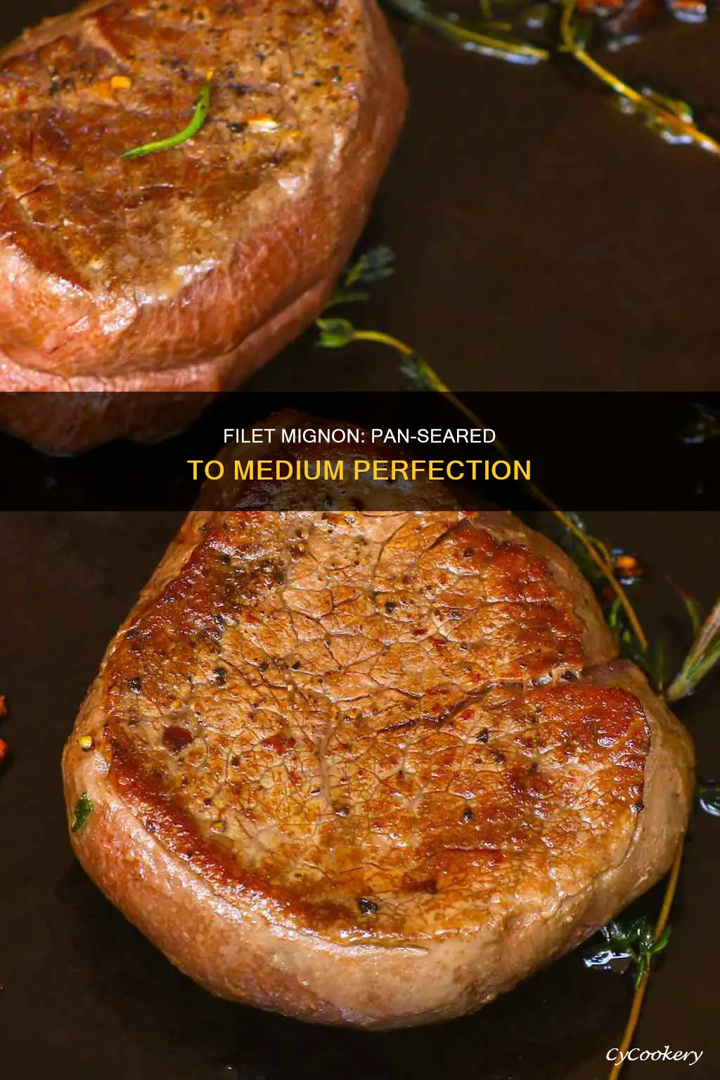 how to pan sear a filet medium