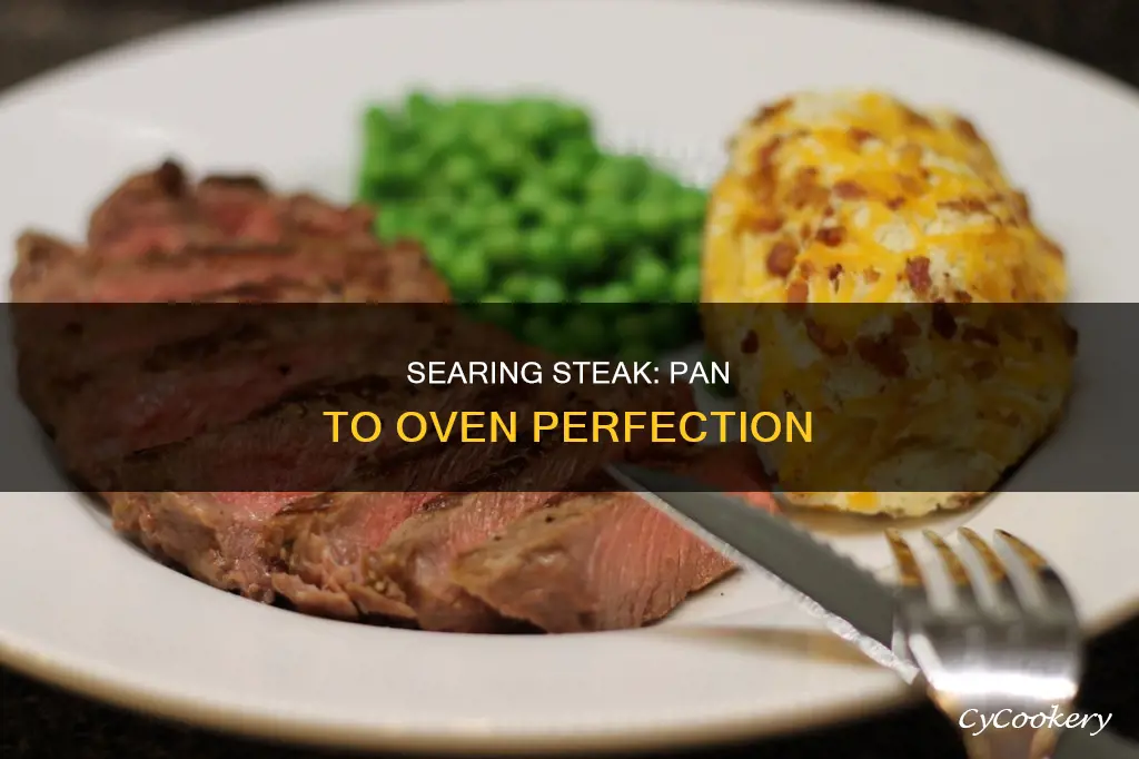 how to pan sear a steak and finish in oven