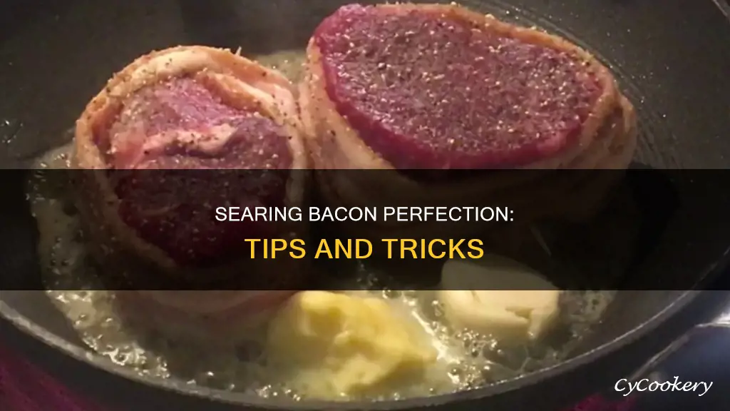 how to pan sear bacon