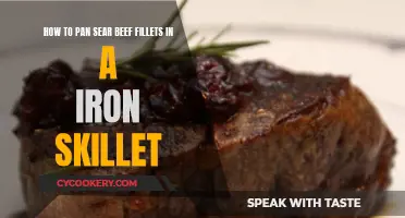 Sizzling Success: Mastering the Art of Pan-Searing Beef Fillets in an Iron Skillet