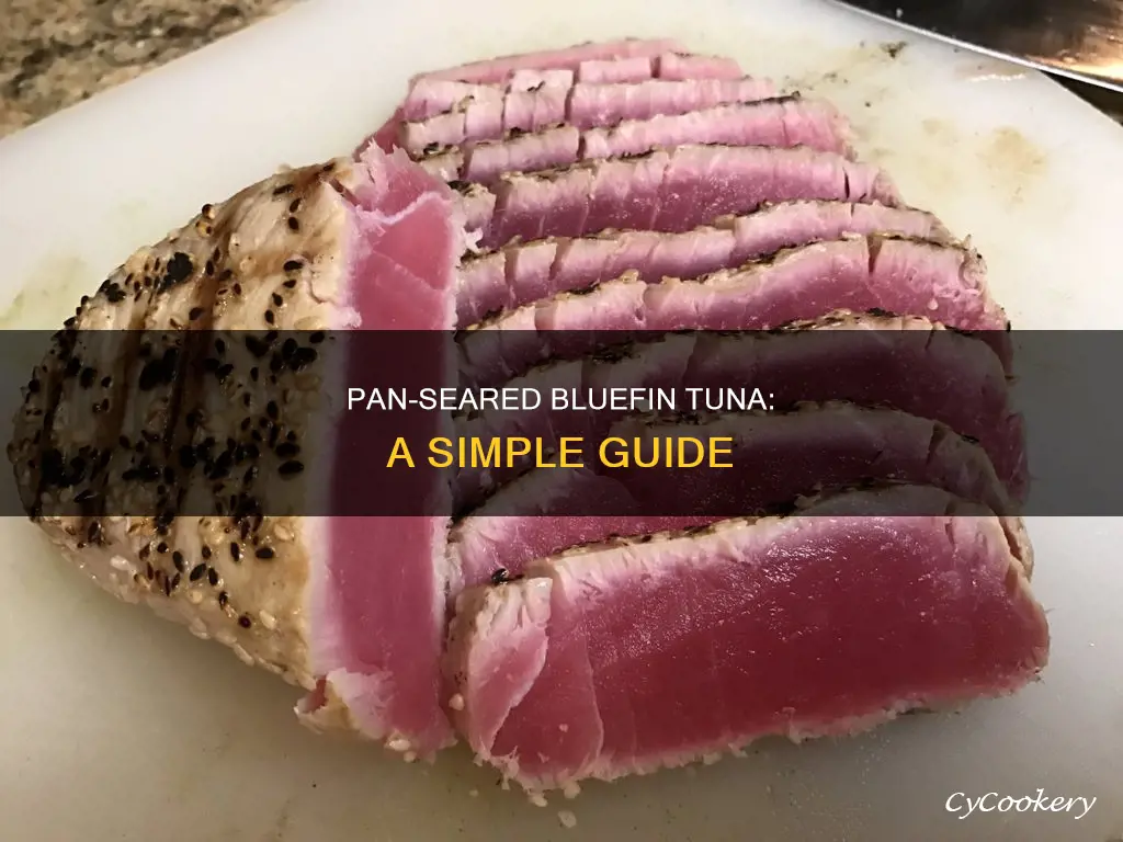 how to pan sear bluefin tuna