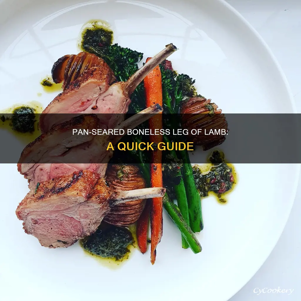 how to pan sear boneless leg of lamb roast