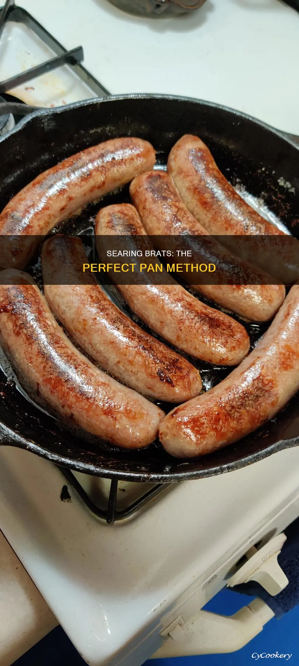 how to pan sear brats