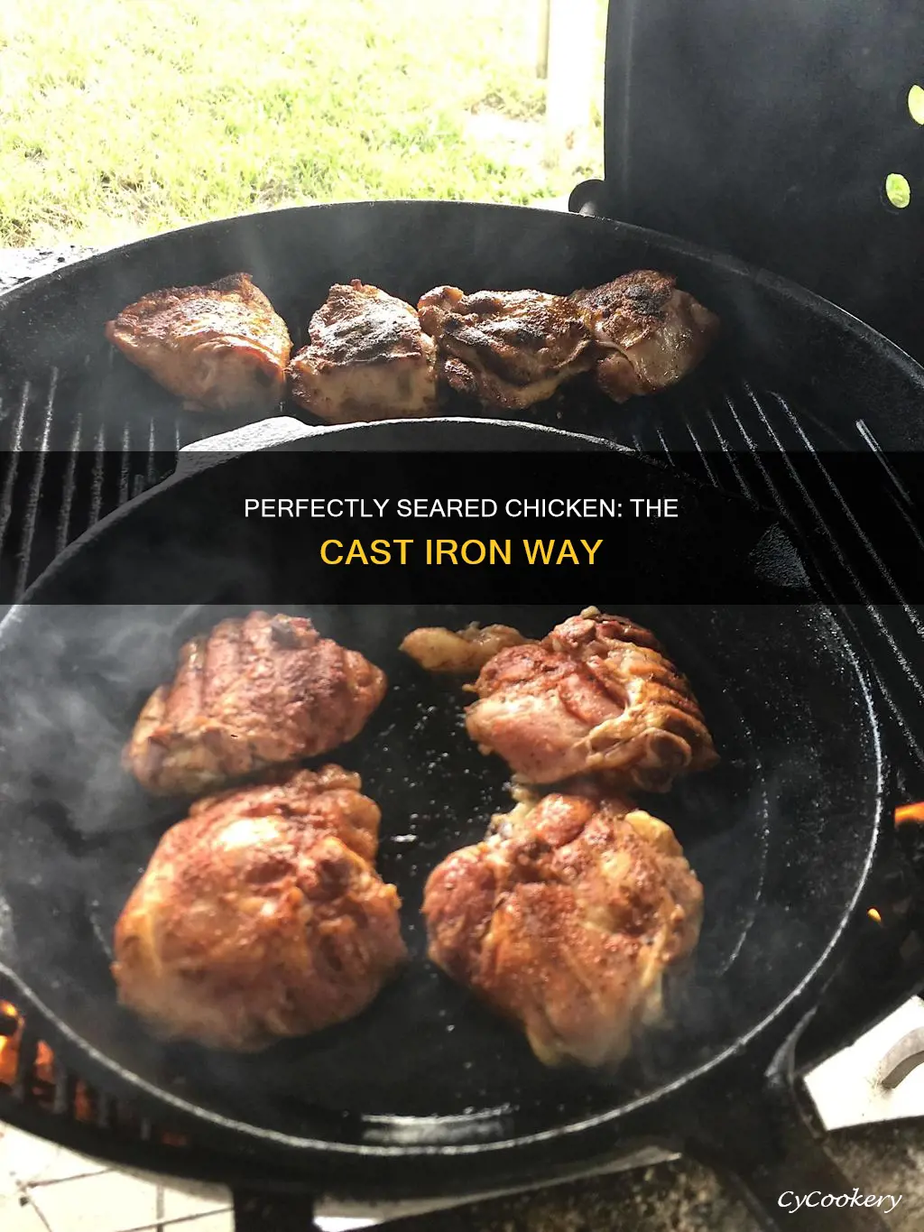 how to pan sear chicken cast iron