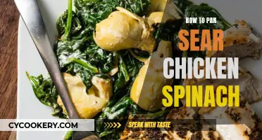 Pan-Seared Chicken: Spinach Delight