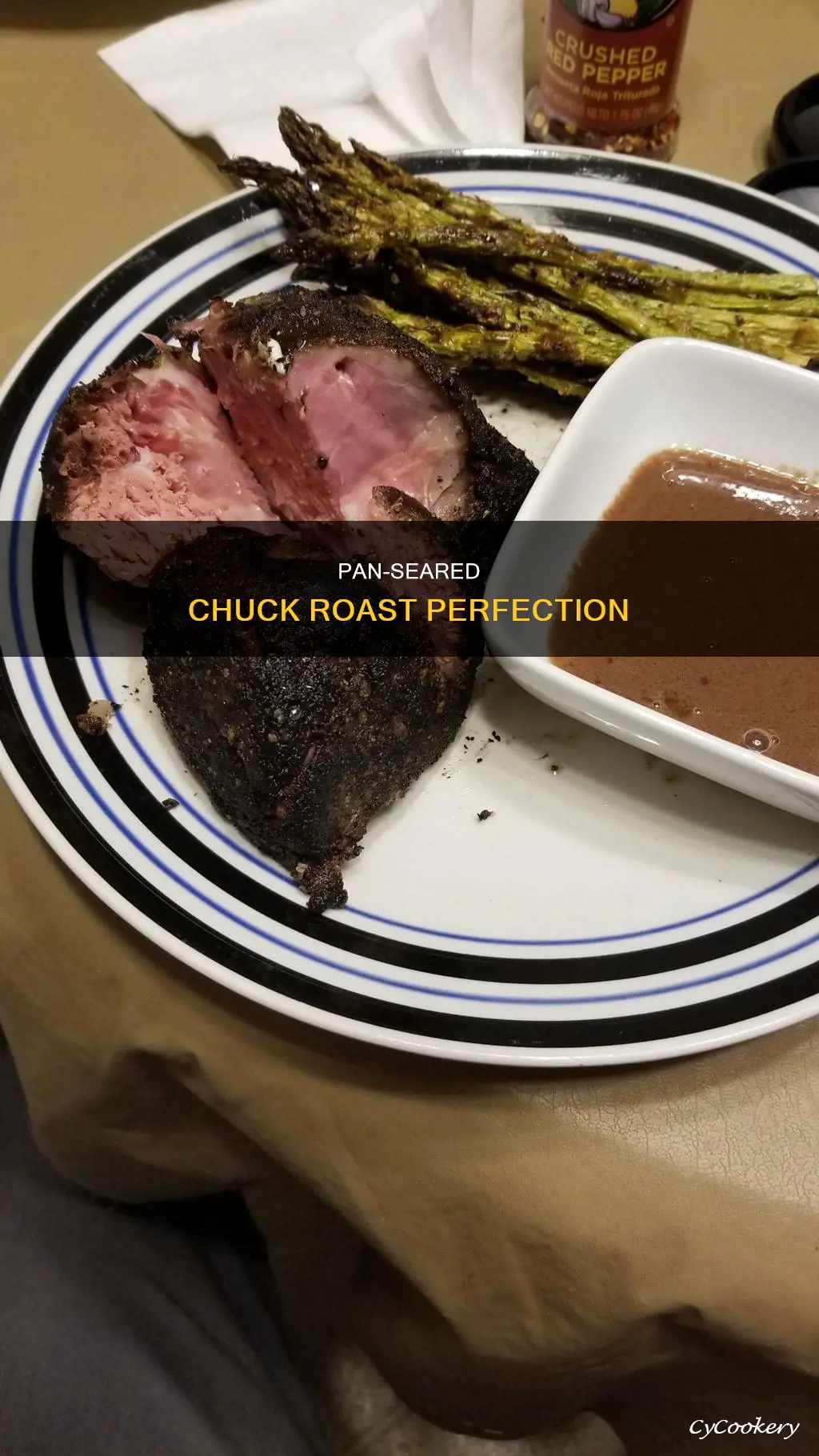 how to pan sear chuck roast