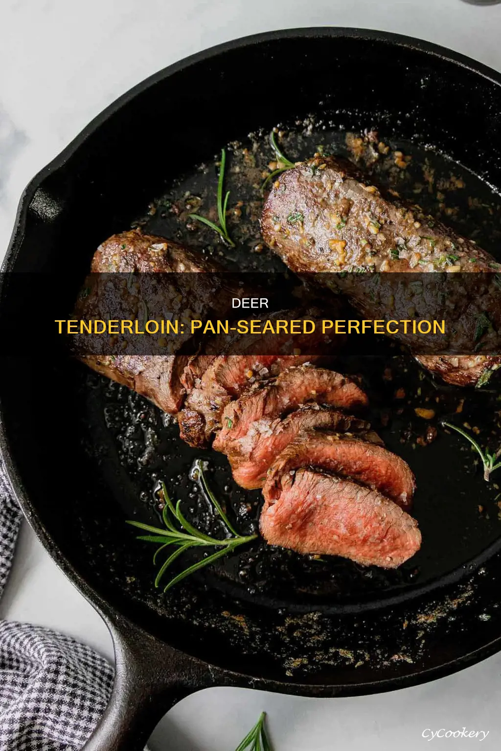 how to pan sear deer tenderloin