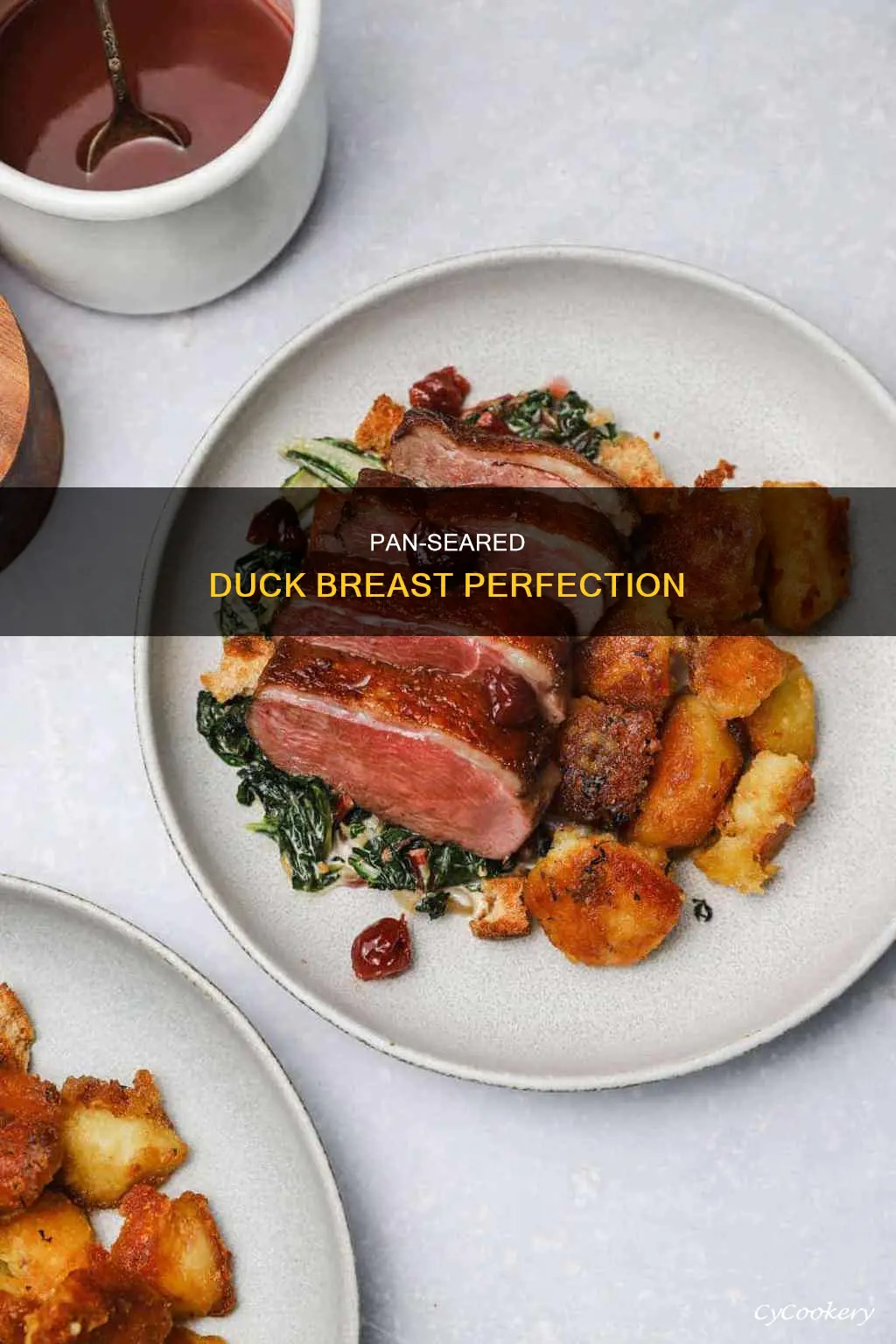 how to pan sear duck breast