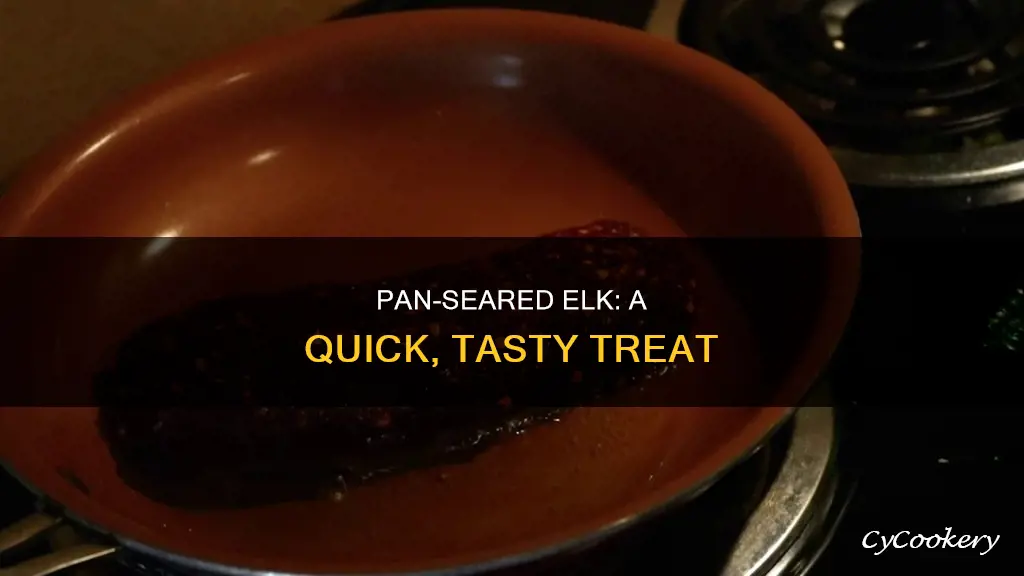 how to pan sear elk