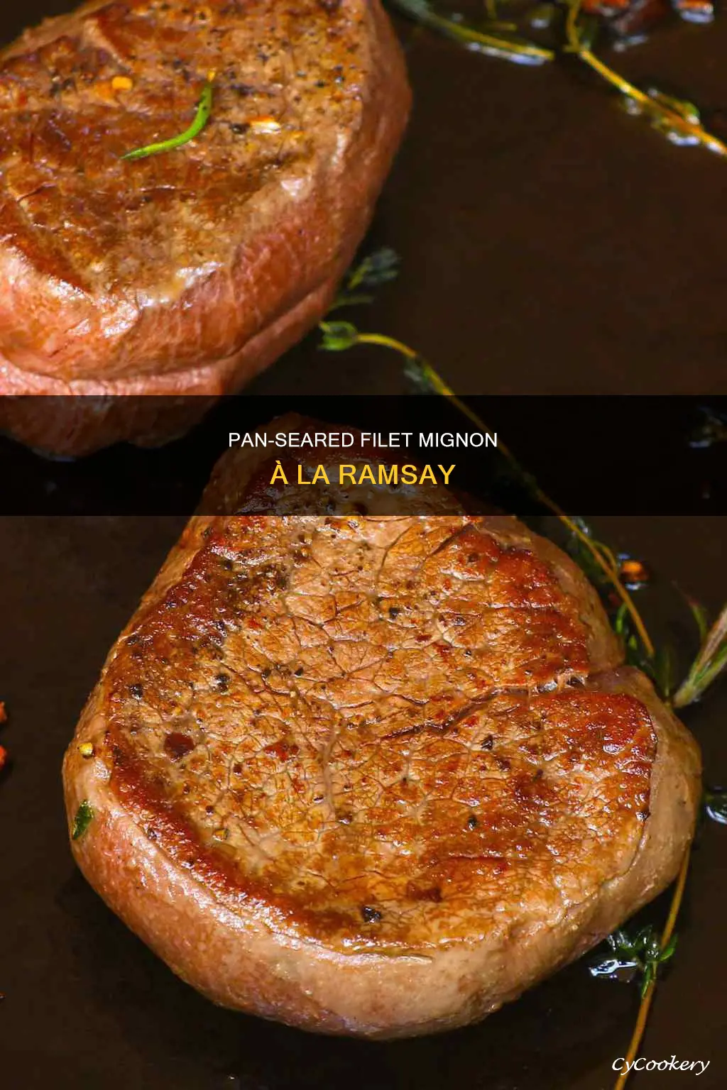 how to pan sear filet mignon gordon ramsay