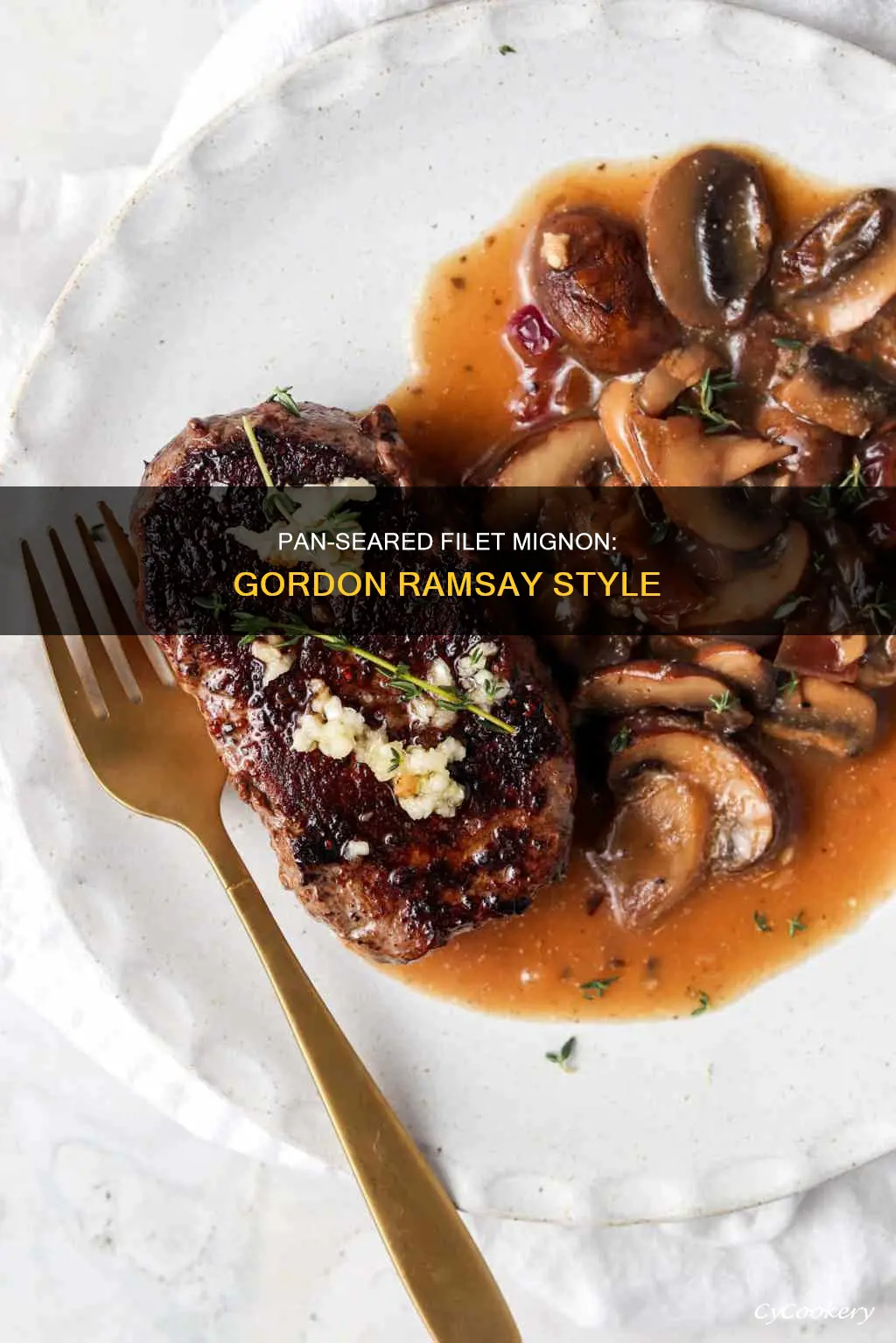 how to pan sear filet mignon ramsey