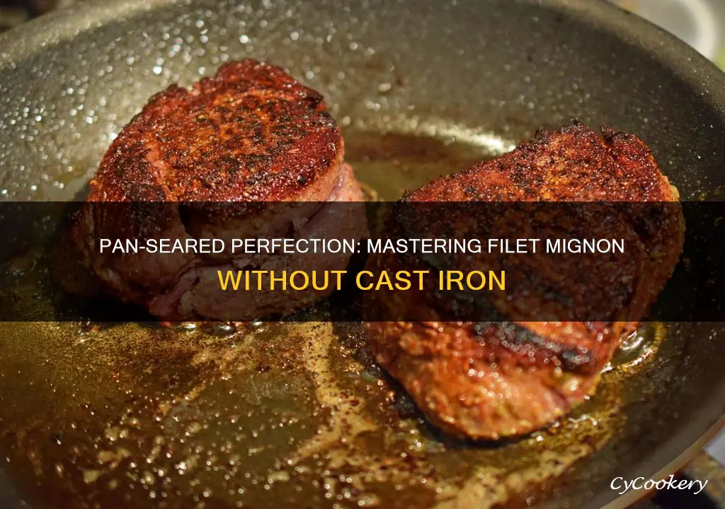 how to pan sear filet mignon without cast iron