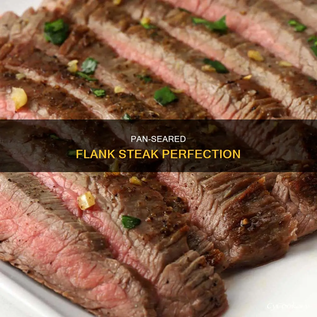 how to pan sear flank steak