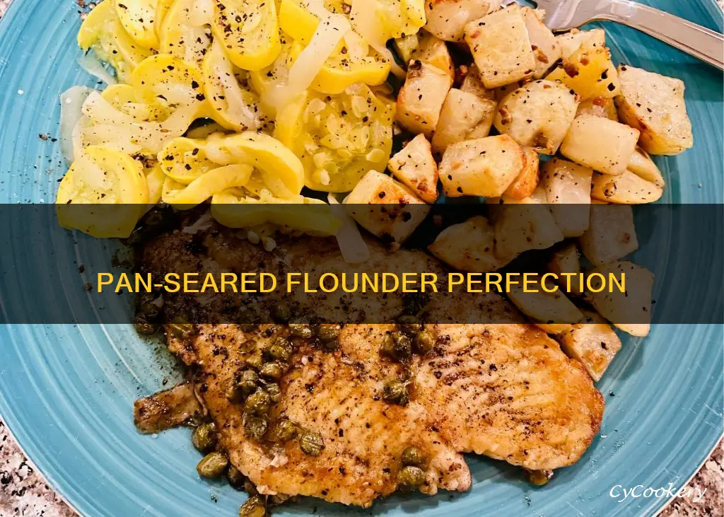 how to pan sear flounder