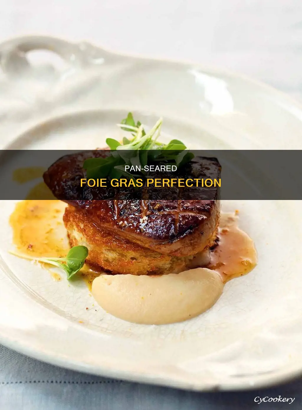 how to pan sear foie gras