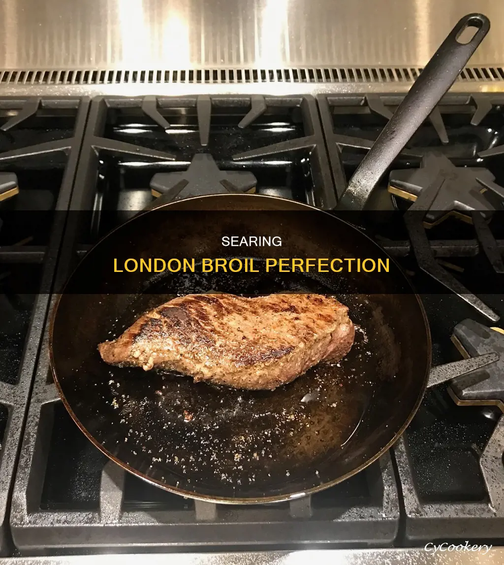 how to pan sear london broil