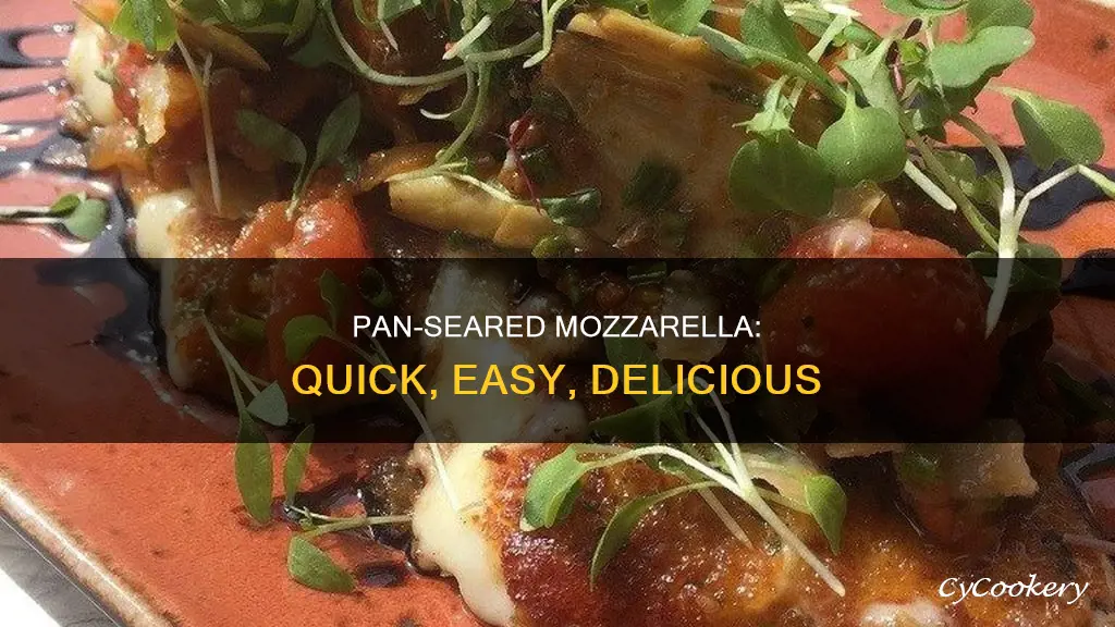 how to pan sear mozzarella