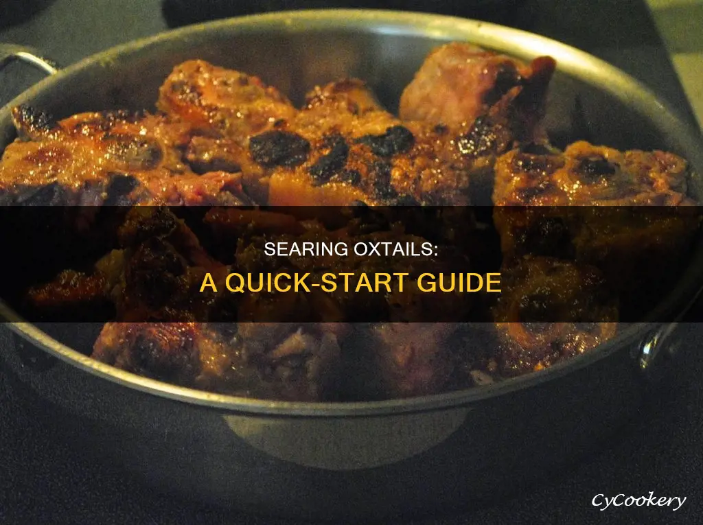 how to pan sear oxtails