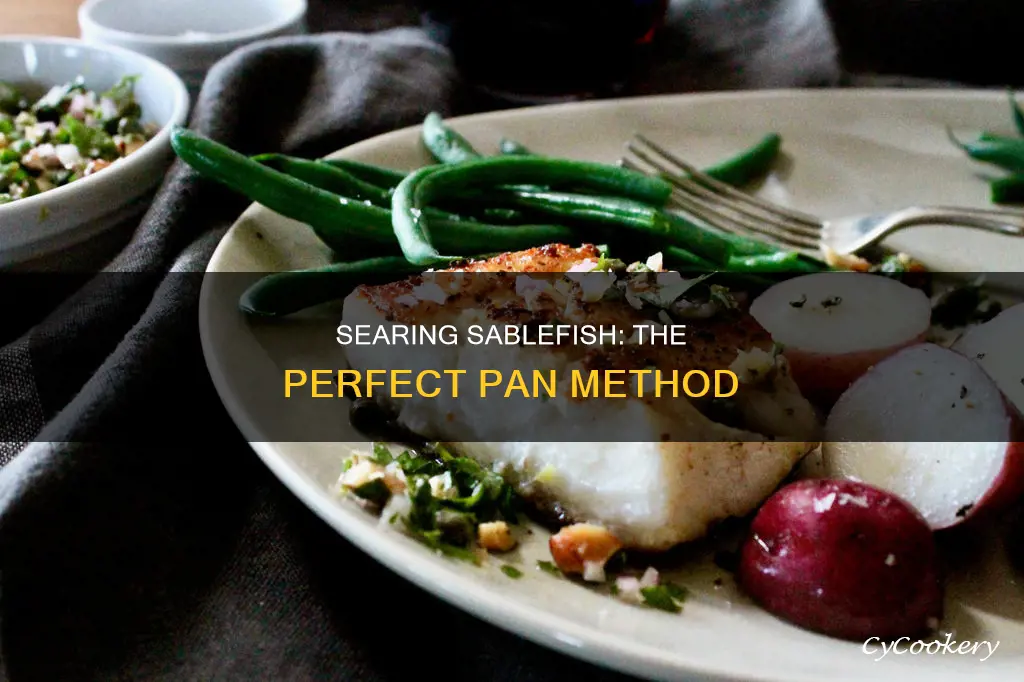 how to pan sear sablefish