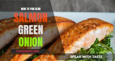 Salmon Pan-Seared with Green Onions