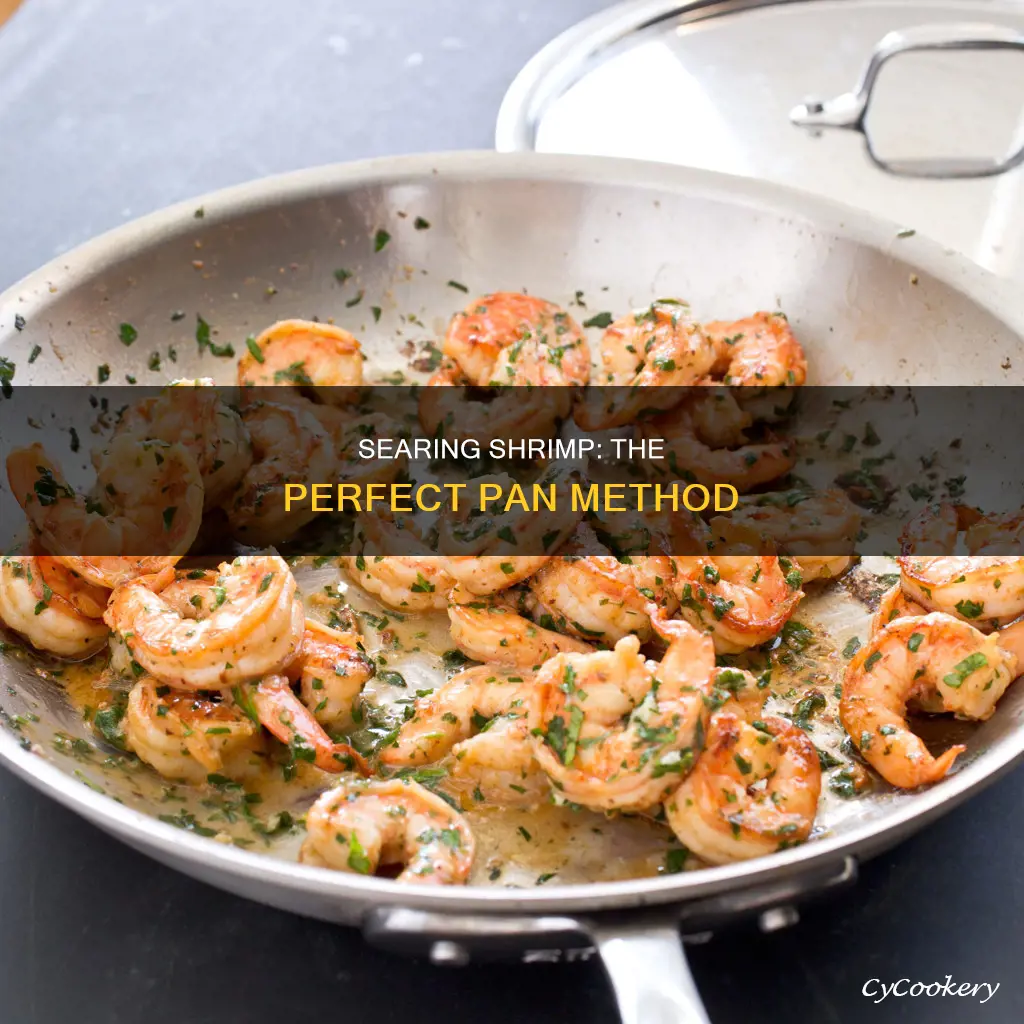 how to pan sear shrimp