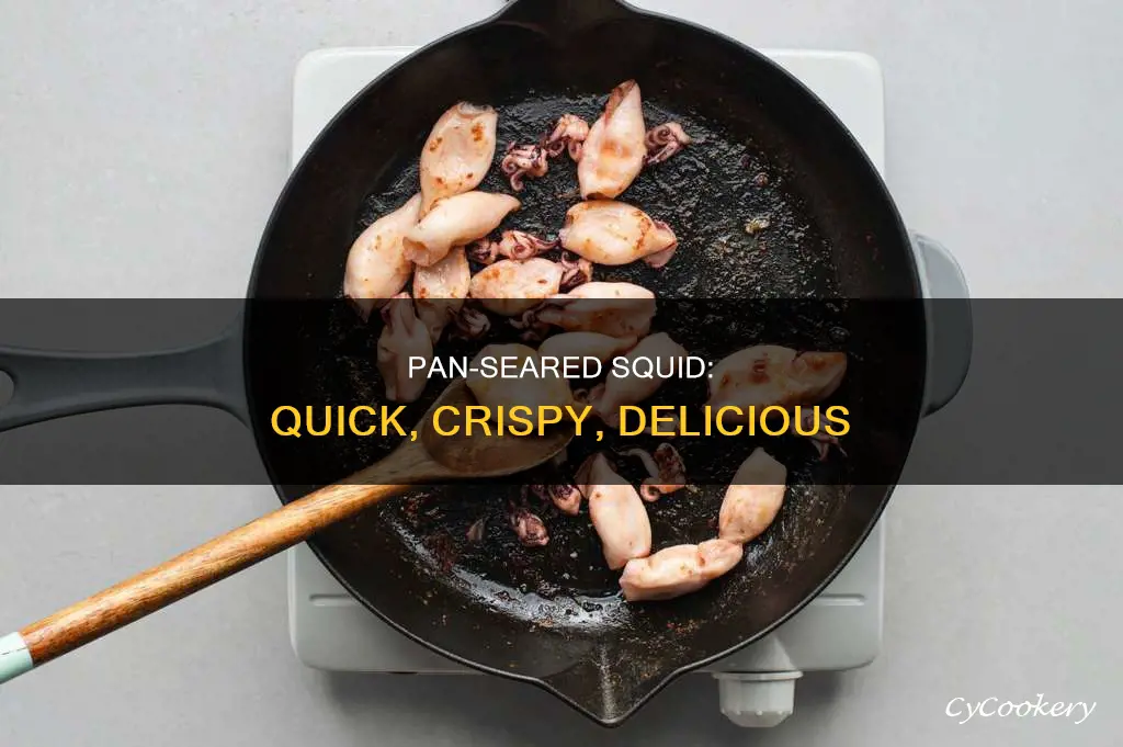 how to pan sear squid