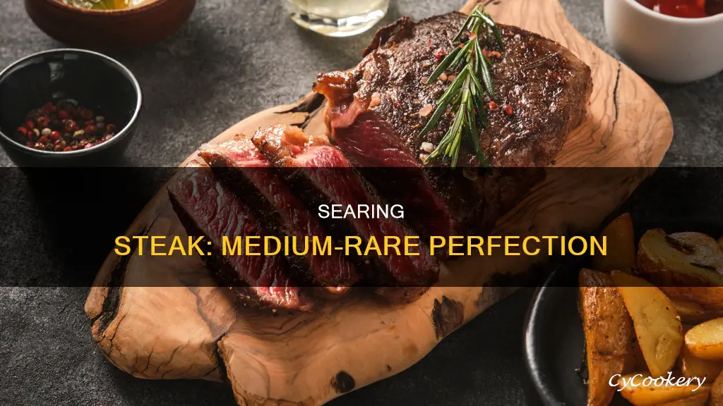 how to pan sear steak medium rare