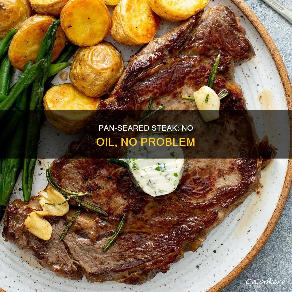 how to pan sear steak not oily