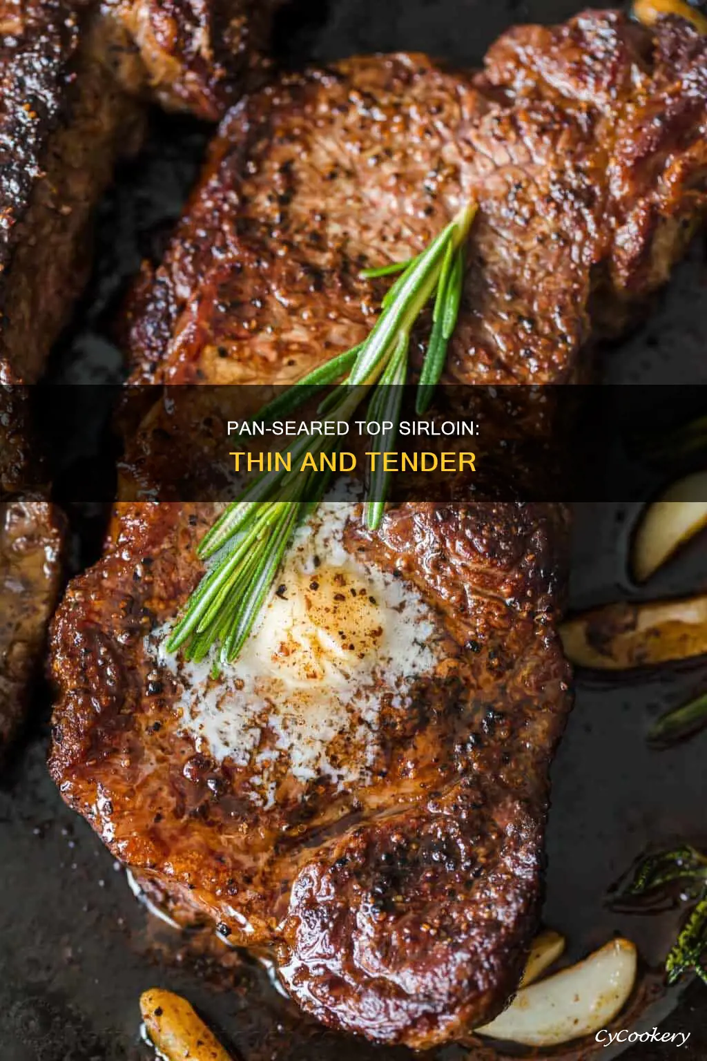 how to pan sear thin top sirloin