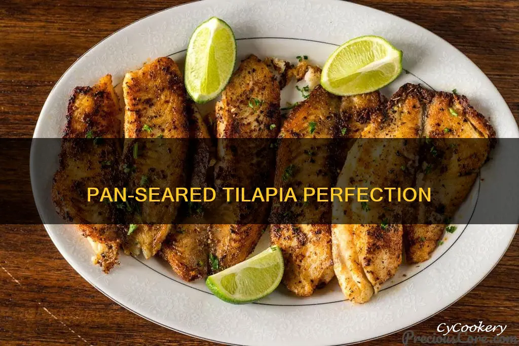 how to pan sear tilapia