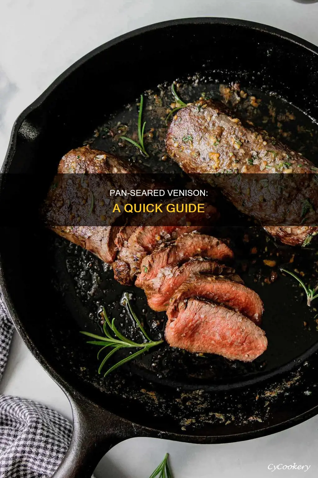 how to pan sear venison