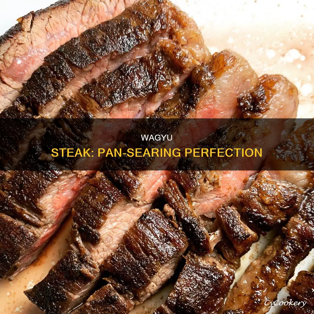 how to pan sear wagyu steak