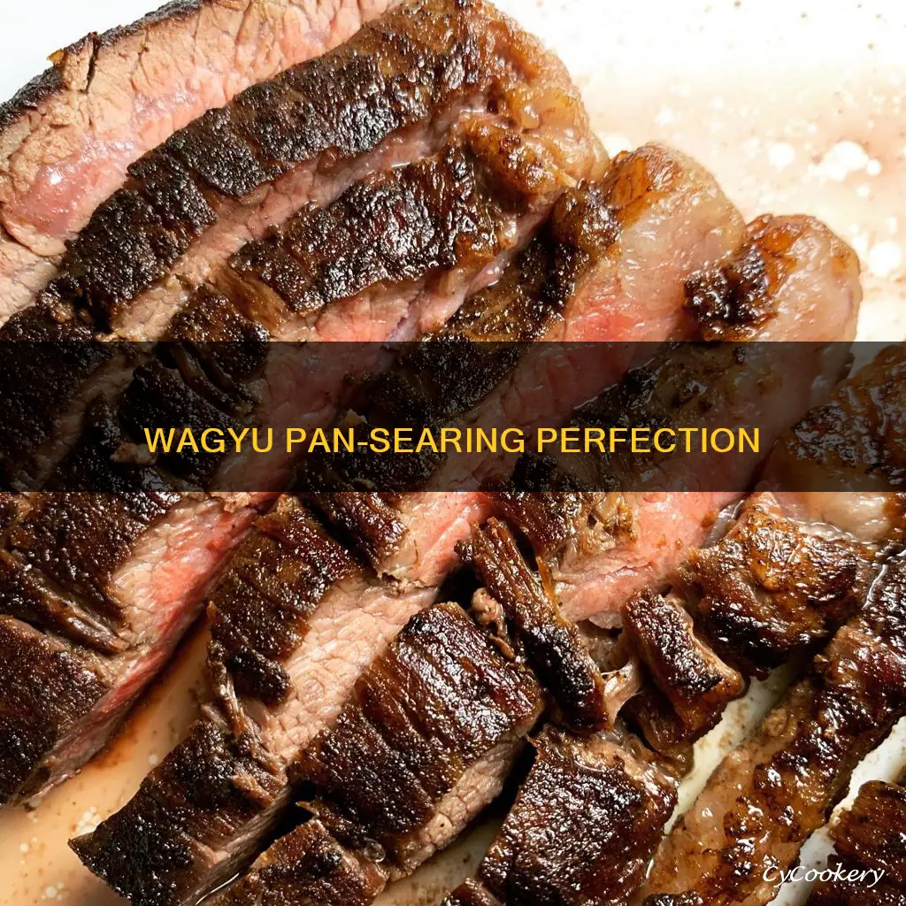 how to pan sear wagyu