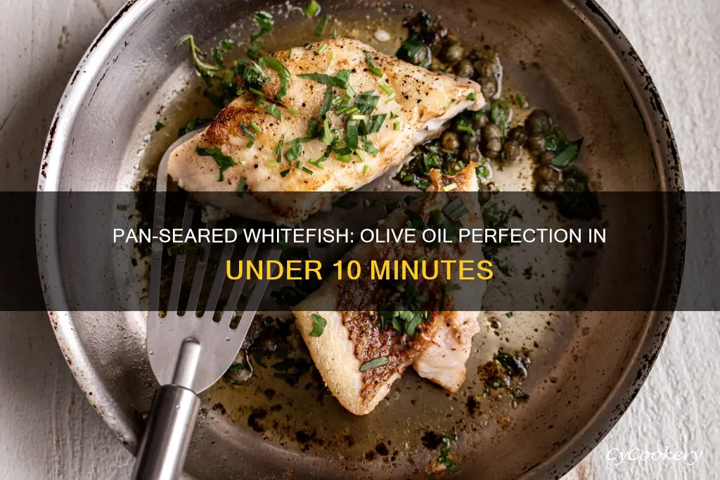 how to pan sear whitefish olive oil