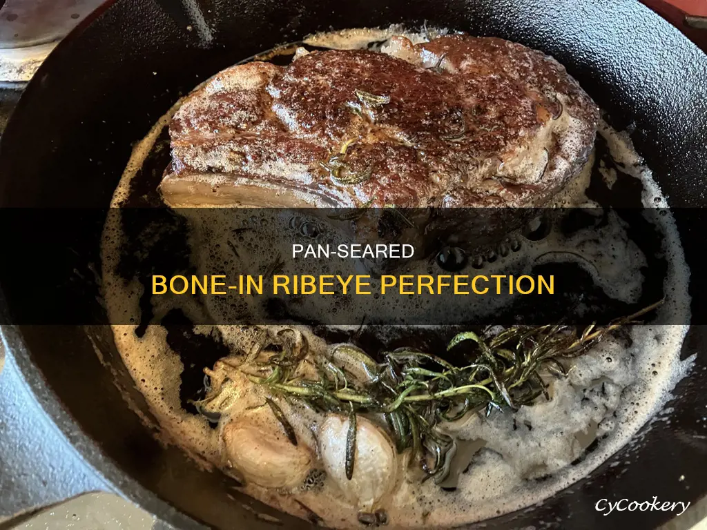 how to pan seared 2 bone in ribeye