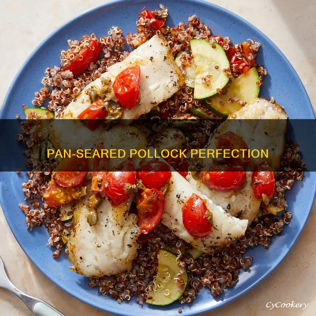 how to pan seared pollock