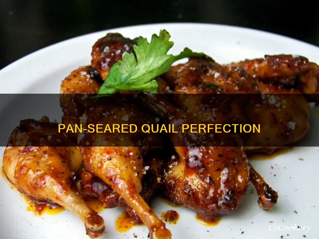 how to pan seared quail