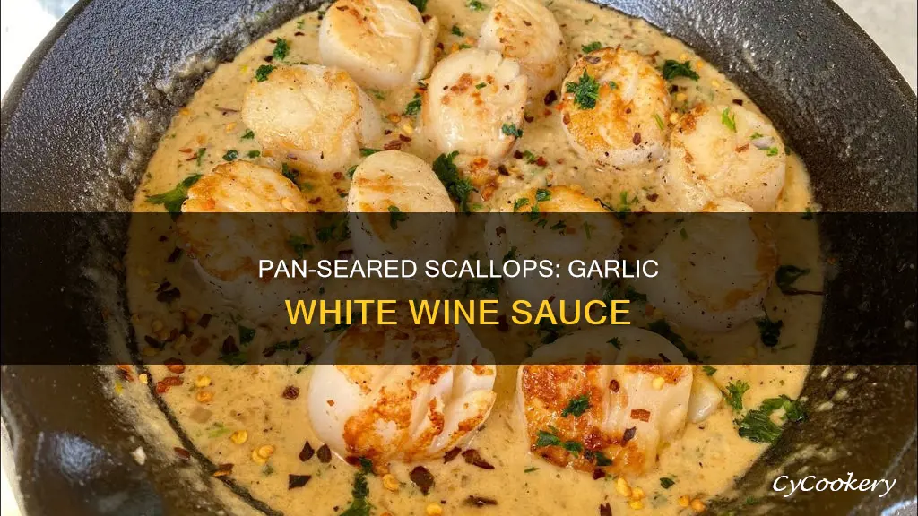 how to pan seared scallops with garlic and white wine