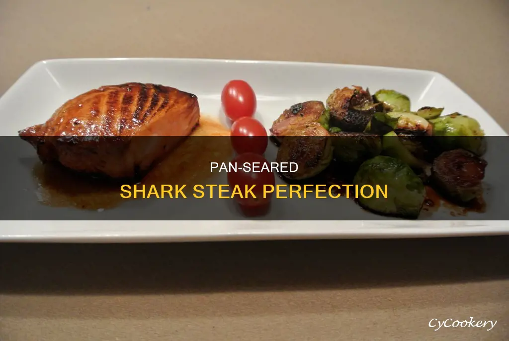 how to pan seared shark steak