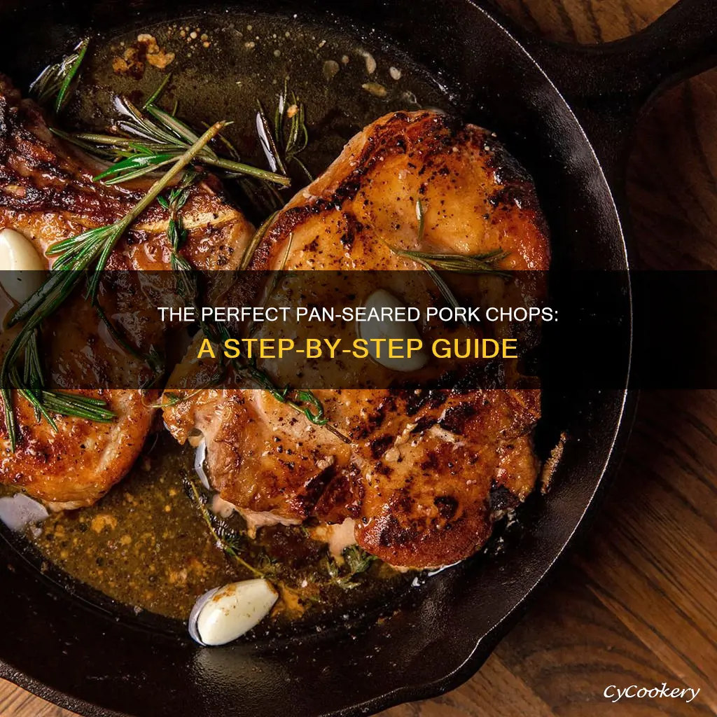 how to pan seasoned pork chops
