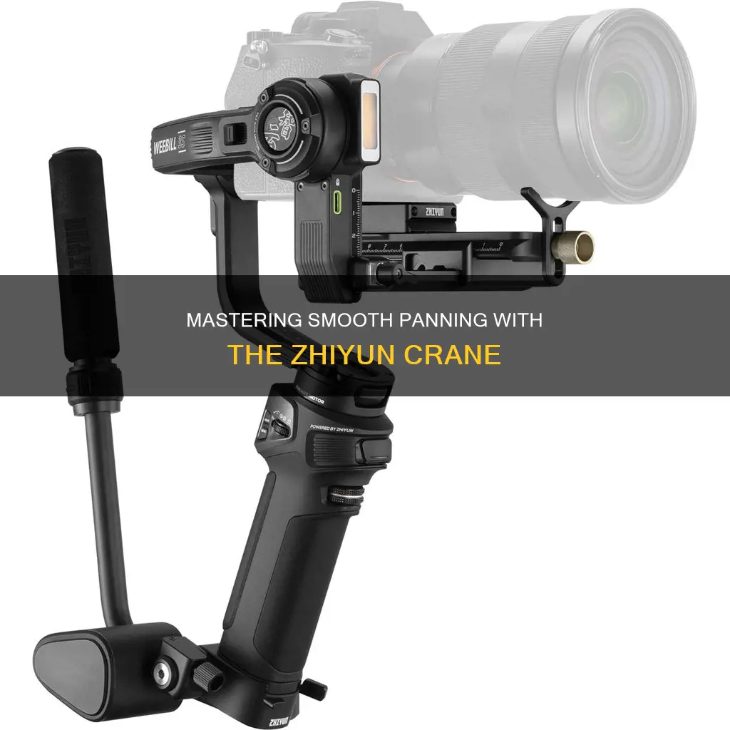 how to pan smoothly with zhiyun crane