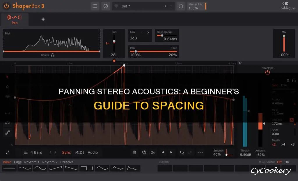 how to pan stereo acoustic