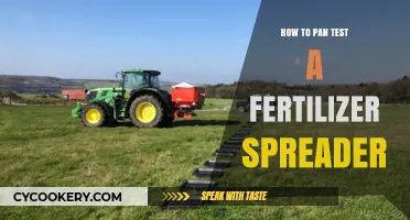 Test Your Fertilizer Spreader with a Pan