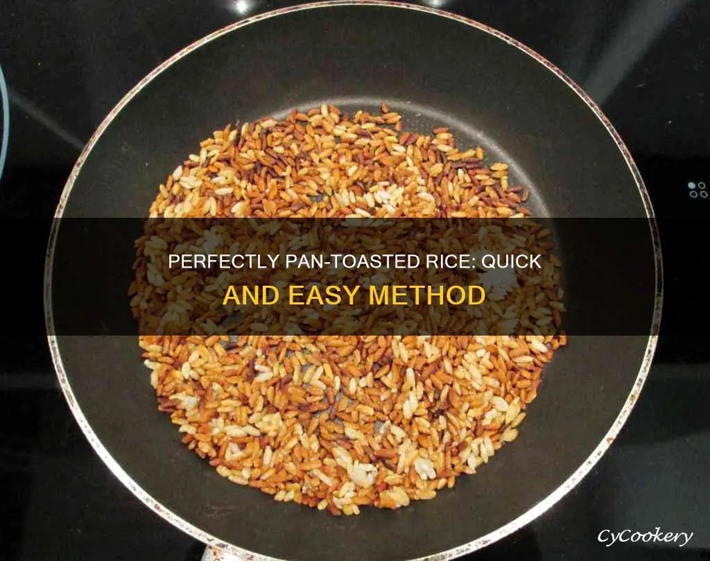 how to pan toast rice