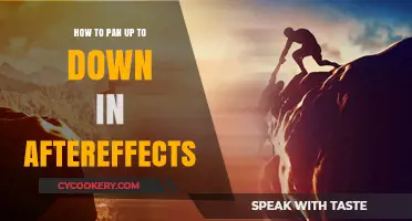Mastering the Pan: Up to Down in After Effects