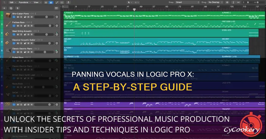how to pan vocals in logic pro x